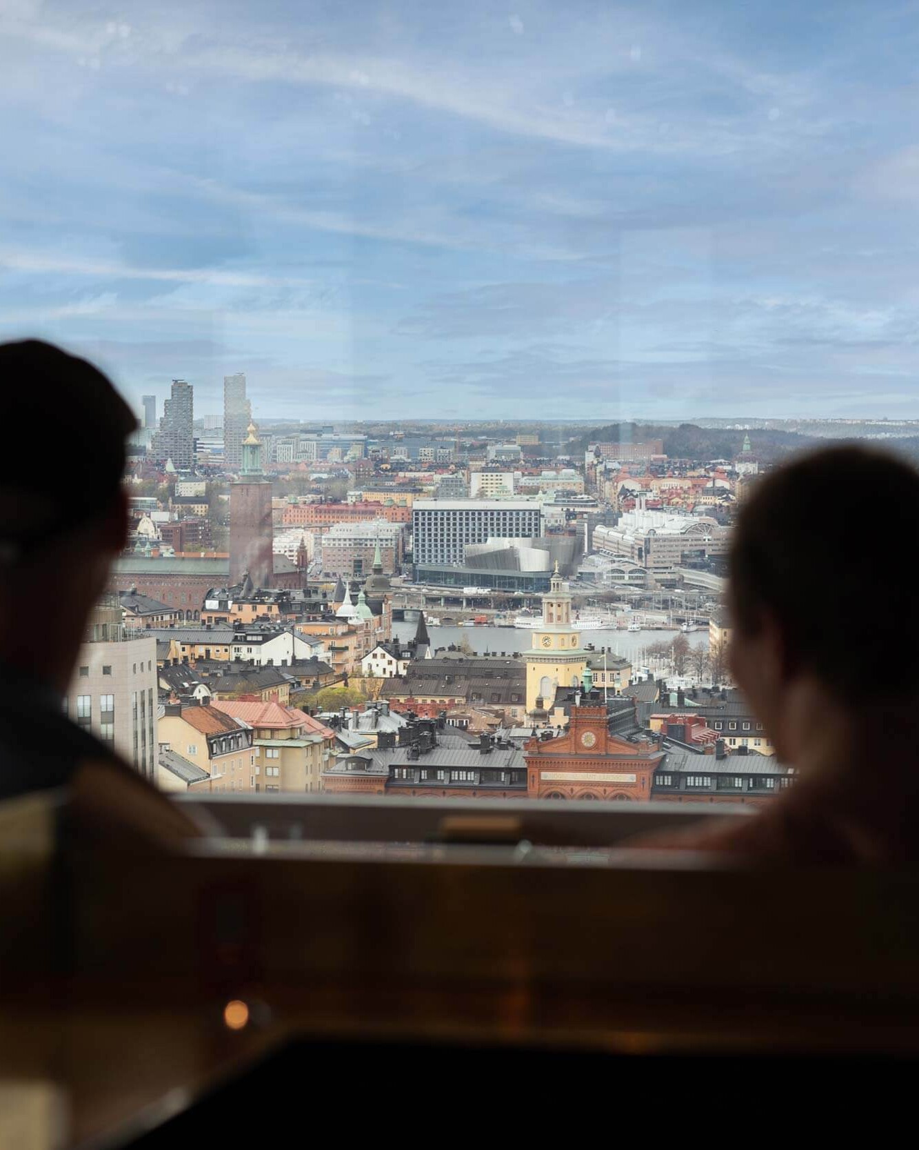 Skybar med utsikt över Stockholm